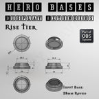 Hero Bases Display Extenders | Round and Ovals | Convert Gaming Bases to Display Bases & Plinths