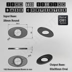 Round To Oval Bases Size Converters 3d Print Full Range