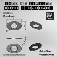 Round To Oval Bases Size Converters 3d Print Full Range
