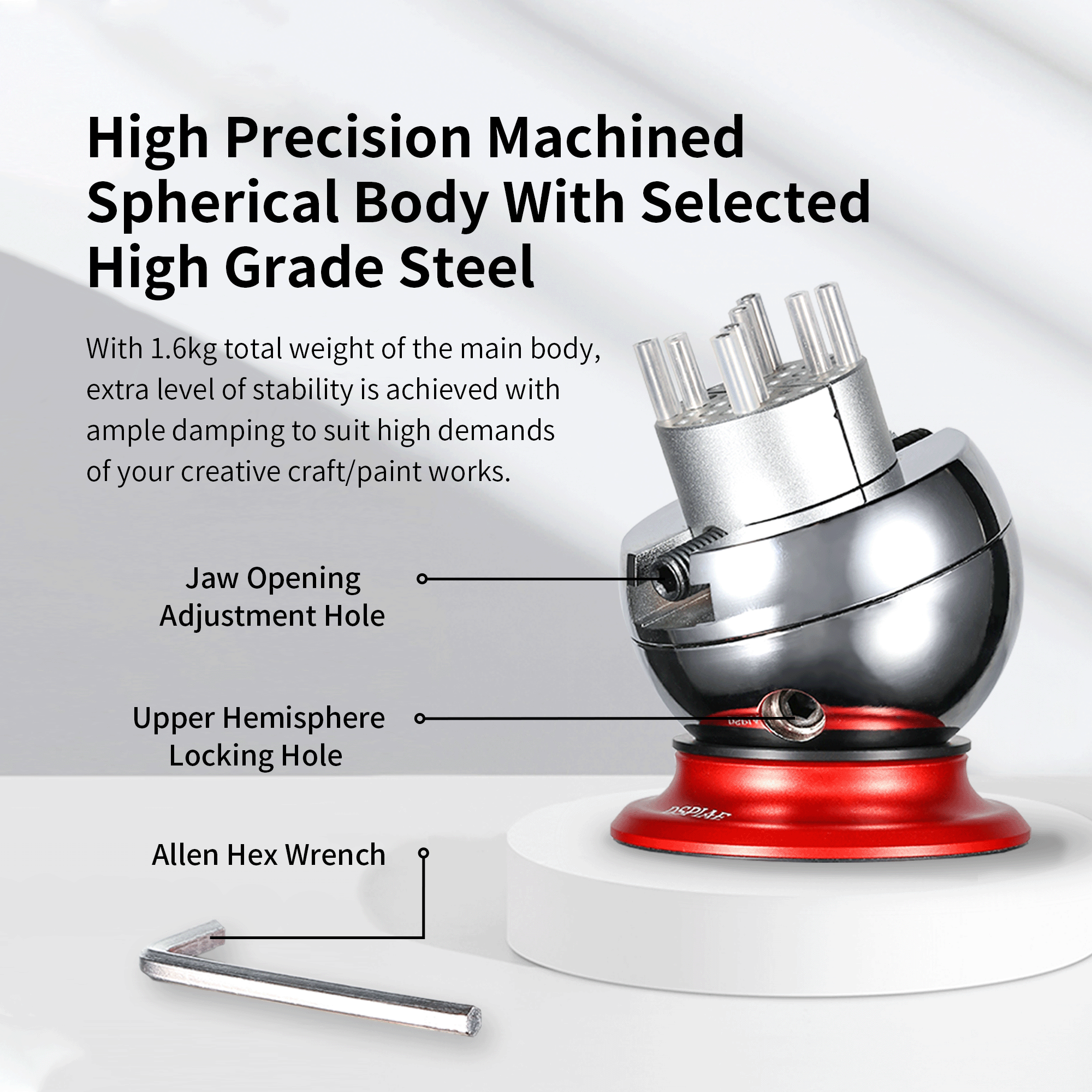 DSPIAE AT-SV Omnidirectional Spherical Vise