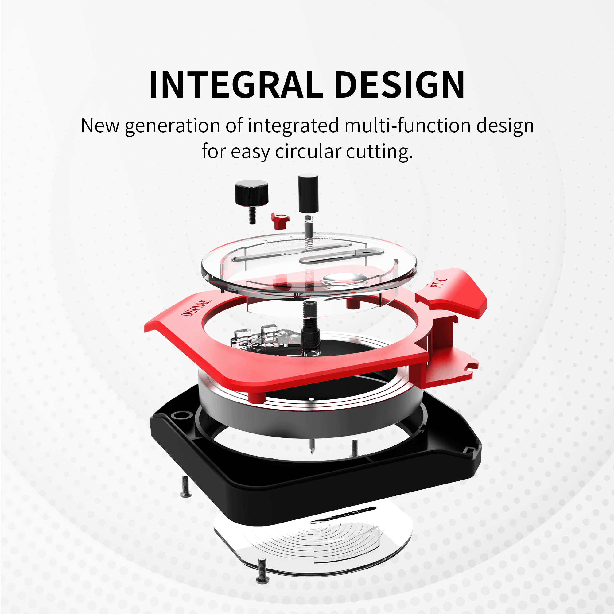 DSPIAE PT-C Integral Stepless Circular Cutter