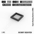 Square to Square Bases Size Converters 3d Print Full Range