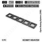 Square to Square Bases Size Converters 3d Print Full Range