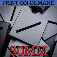 30mm Square Diagonal Slotted Plastic Bases 3d Print - Hobby Heaven
