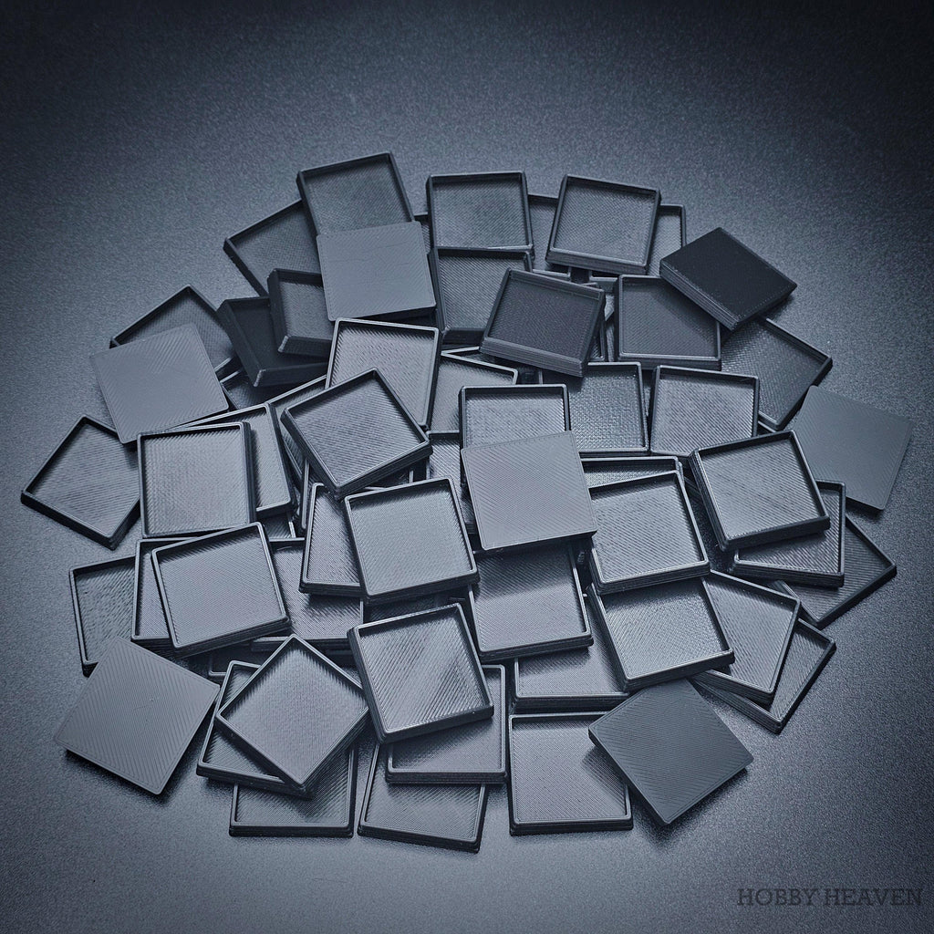 30mm Square Hollow Plastic Bases 3d Print (Copy) - Hobby Heaven