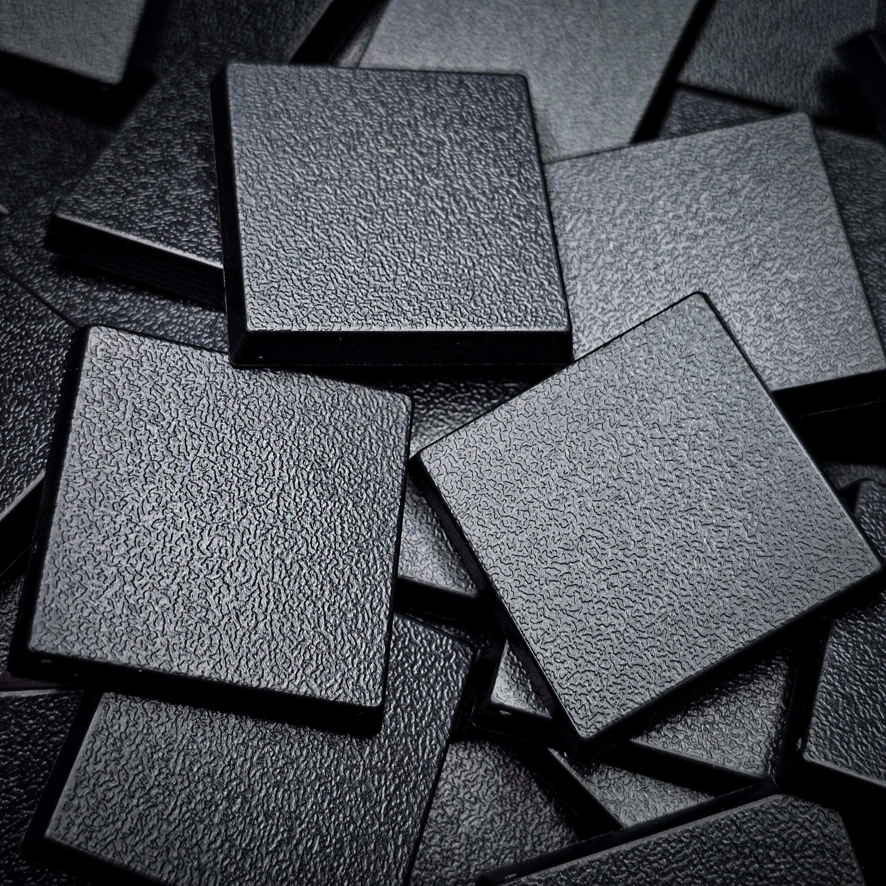 30mm Square Plain Plastic Bases - Hobby Heaven