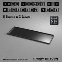 Square Movement Trays | OBS System | 20mm 25mm 30mm 40mm 50mm Bases
