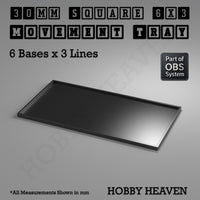 Square Movement Trays | OBS System | 20mm 25mm 30mm 40mm 50mm Bases
