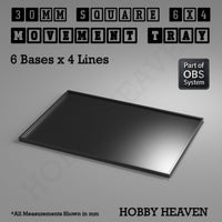 Square Movement Trays | OBS System | 20mm 25mm 30mm 40mm 50mm Bases