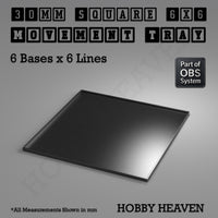 Square Movement Trays | OBS System | 20mm 25mm 30mm 40mm 50mm Bases
