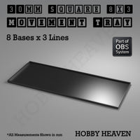 Square Movement Trays | OBS System | 20mm 25mm 30mm 40mm 50mm Bases

