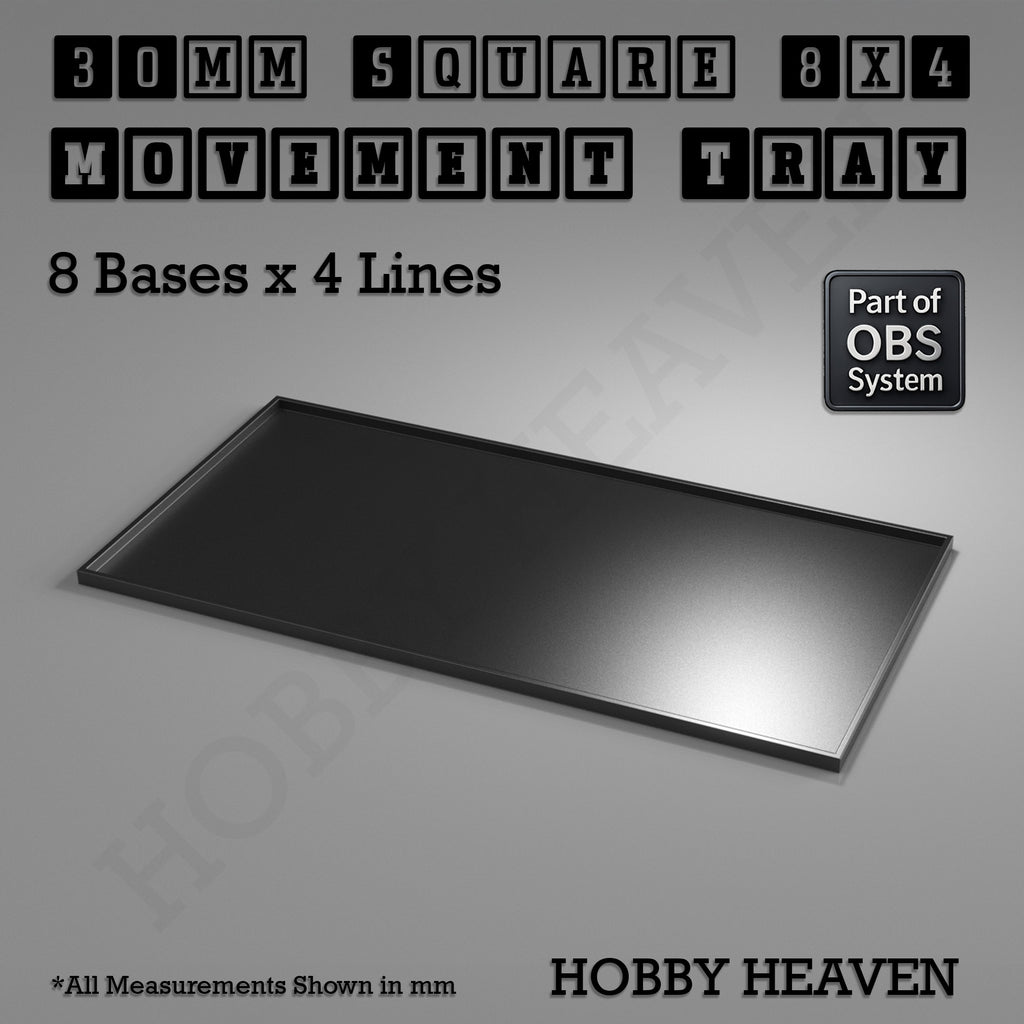 Square Movement Trays | OBS System | 20mm 25mm 30mm 40mm 50mm Bases