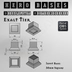 Hero Bases Display Extenders | Squares and Rectangles | Convert Gaming Bases to Display Bases & Plinths