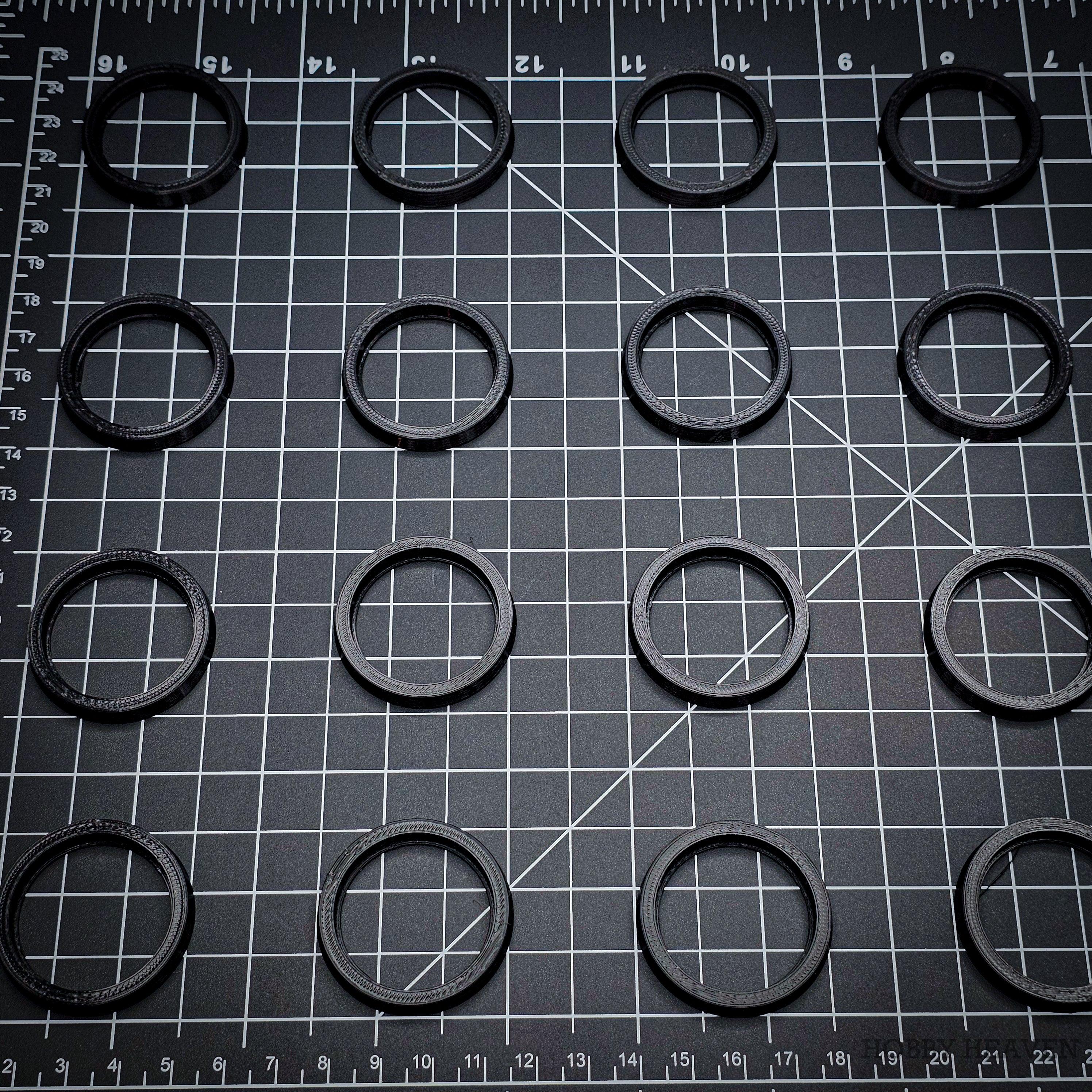 32 to 40mm Round Bases Converters 3d Print - Hobby Heaven