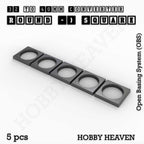 Round to Square Bases Shape and Size Converters 3d Print Full Range