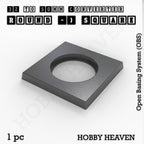 Round to Square Bases Shape and Size Converters 3d Print Full Range