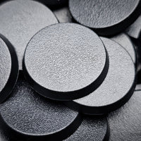 Detailed 32mm round bases for wargaming