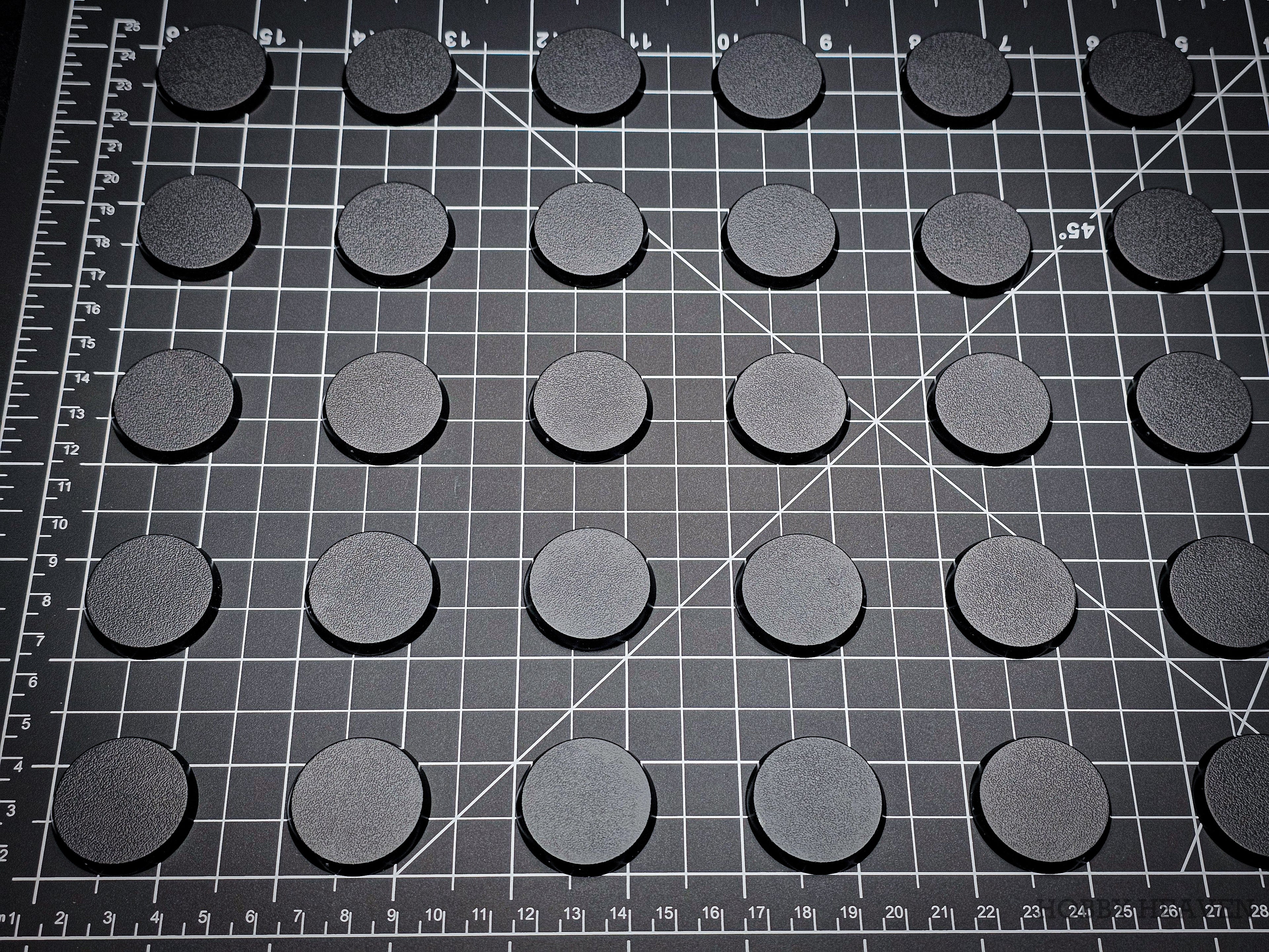 Set of 32mm round bases for tabletop miniatures