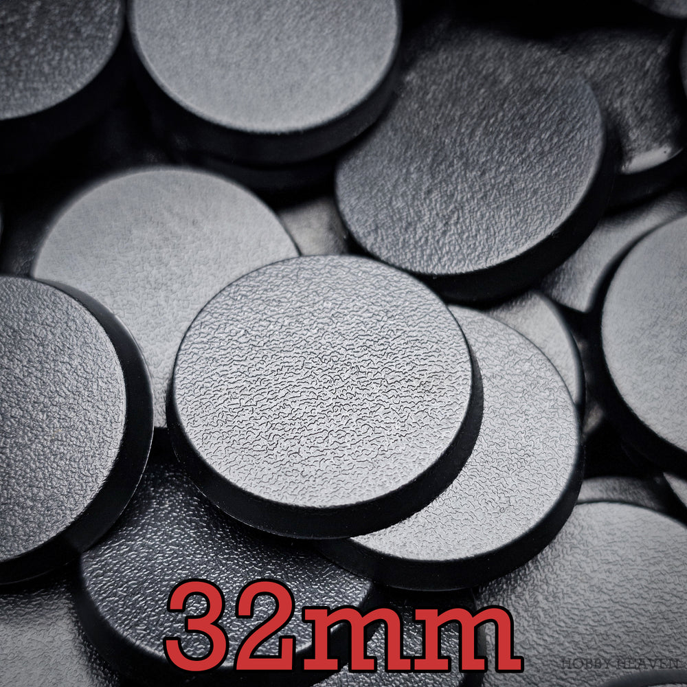 32mm round bases for Warhammer 40k miniatures