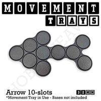 32mm Movement Trays for Tabletop Games | Warhammer Compatible | Full Range
