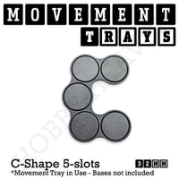 32mm Movement Trays for Tabletop Games | Warhammer Compatible | Full Range
