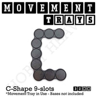 32mm Movement Trays for Tabletop Games | Warhammer Compatible | Full Range
