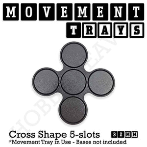 32mm Movement Trays for Tabletop Games | Warhammer Compatible | Full Range