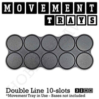 32mm Movement Trays for Tabletop Games | Warhammer Compatible | Full Range
