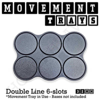 32mm Movement Trays for Tabletop Games | Warhammer Compatible | Full Range
