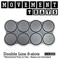 32mm Movement Trays for Tabletop Games | Warhammer Compatible | Full Range
