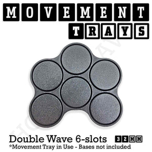 32mm Movement Trays for Tabletop Games | Warhammer Compatible | Full Range