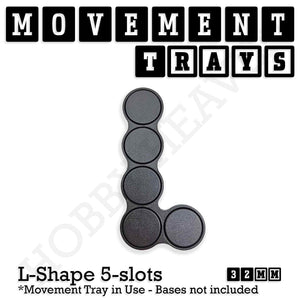 32mm Movement Trays for Tabletop Games | Warhammer Compatible | Full Range