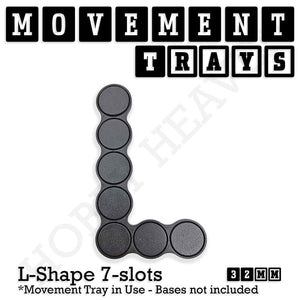 32mm Movement Trays for Tabletop Games | Warhammer Compatible | Full Range