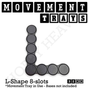 32mm Movement Trays for Tabletop Games | Warhammer Compatible | Full Range