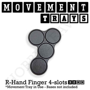 32mm Movement Trays for Tabletop Games | Warhammer Compatible | Full Range