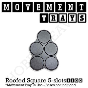 32mm Movement Trays for Tabletop Games | Warhammer Compatible | Full Range