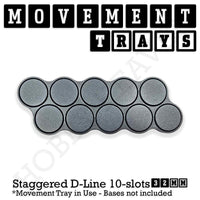 32mm Movement Trays for Tabletop Games | Warhammer Compatible | Full Range
