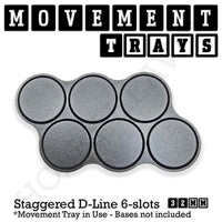32mm Movement Trays for Tabletop Games | Warhammer Compatible | Full Range
