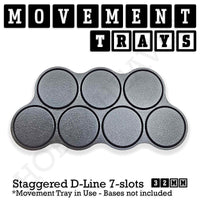 32mm Movement Trays for Tabletop Games | Warhammer Compatible | Full Range
