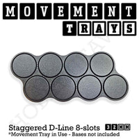 32mm Movement Trays for Tabletop Games | Warhammer Compatible | Full Range
