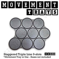 32mm Movement Trays for Tabletop Games | Warhammer Compatible | Full Range

