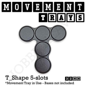 32mm Movement Trays for Tabletop Games | Warhammer Compatible | Full Range