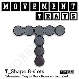 32mm Movement Trays for Tabletop Games | Warhammer Compatible | Full Range