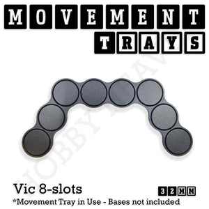 32mm Movement Trays for Tabletop Games | Warhammer Compatible | Full Range