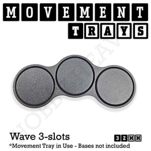 32mm Movement Trays for Tabletop Games | Warhammer Compatible | Full Range