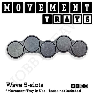 32mm Movement Trays for Tabletop Games | Warhammer Compatible | Full Range