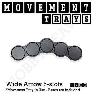 32mm Movement Trays for Tabletop Games | Warhammer Compatible | Full Range