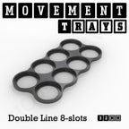 32mm Movement Trays for Tabletop Games | Compatible with Popular Miniatures | Full Range