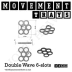 32mm Movement Trays for Tabletop Games | Compatible with Popular Miniatures | Full Range