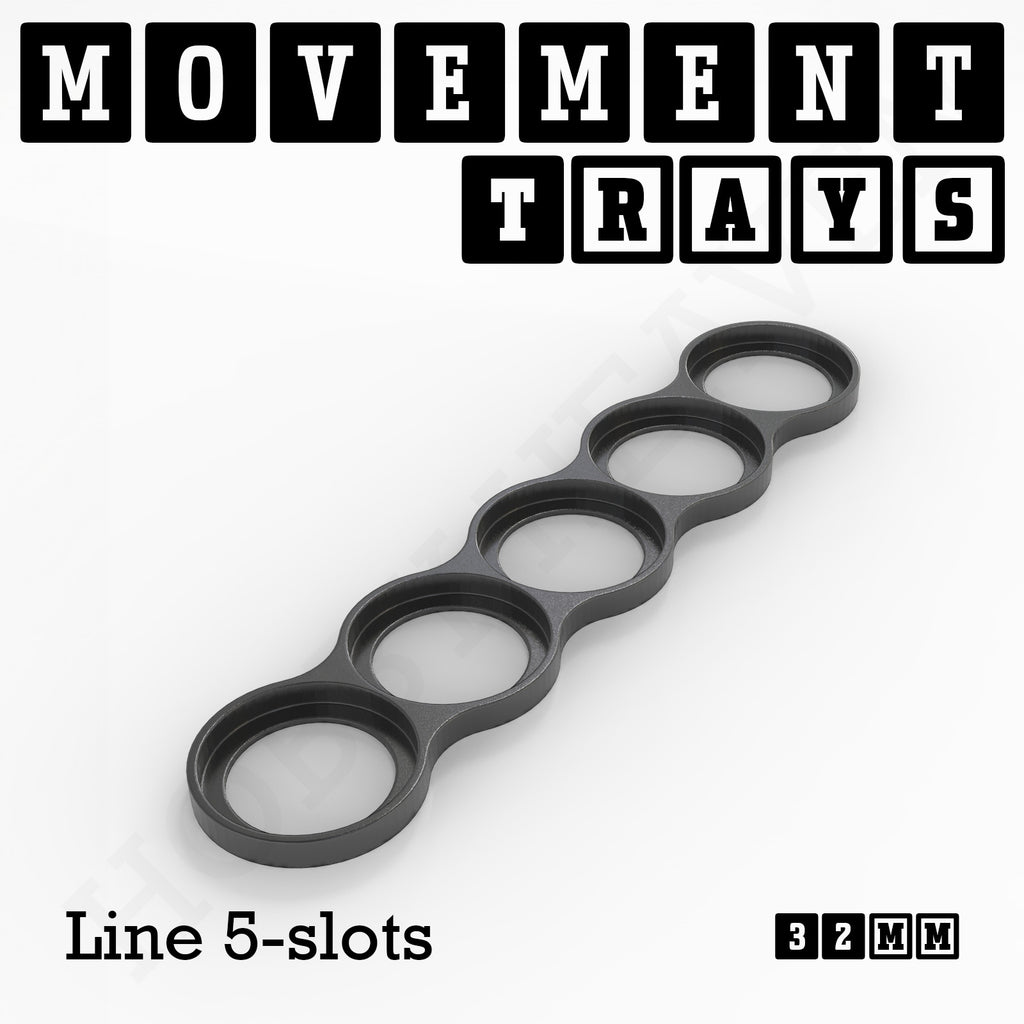 32mm Movement Trays for Tabletop Games | Compatible with Popular Miniatures | Full Range